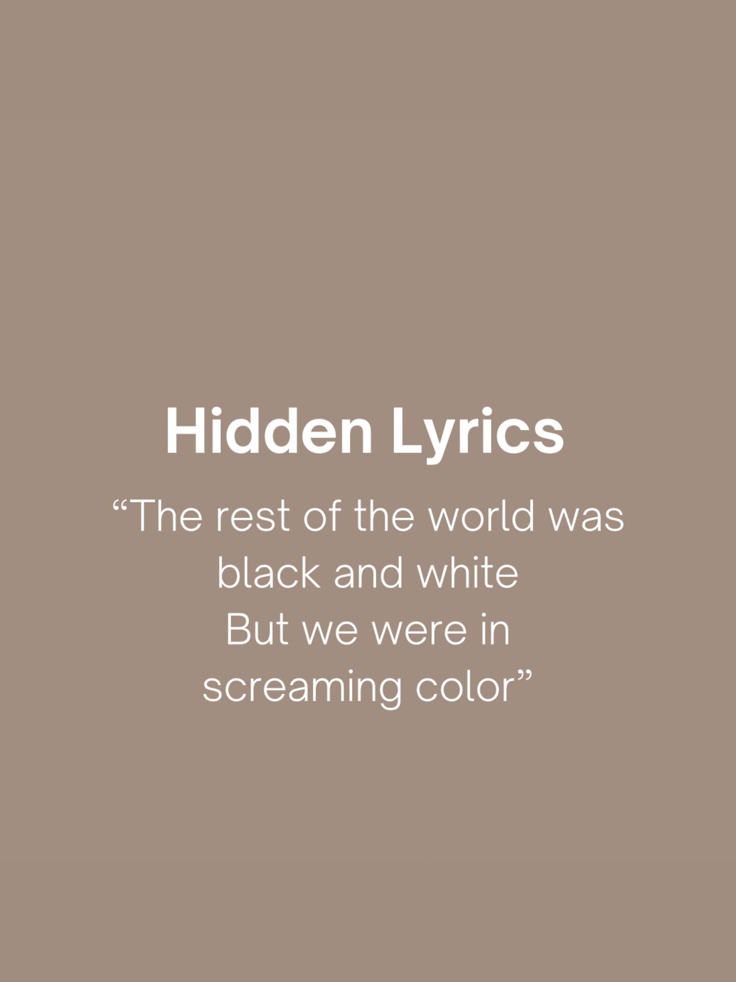 Out of the Woods - Taylor Swift