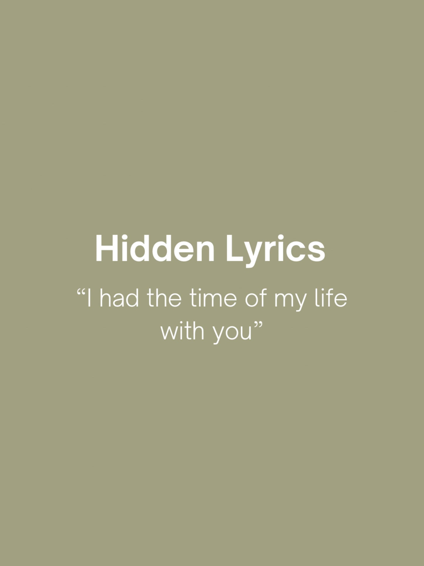 Long Live - Taylor Swift