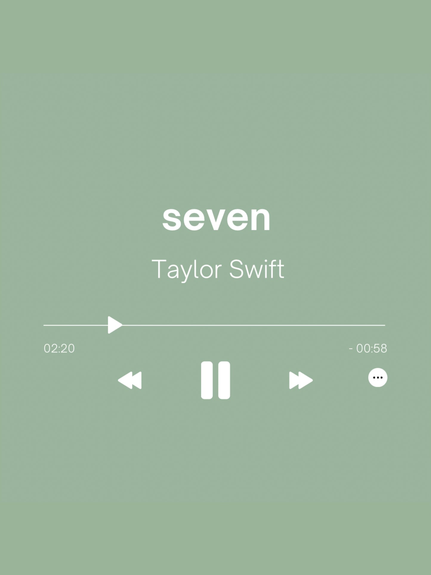 seven - Taylor Swift