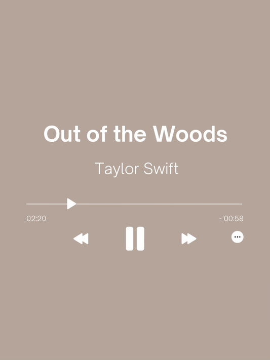 Out of the Woods - Taylor  Swift