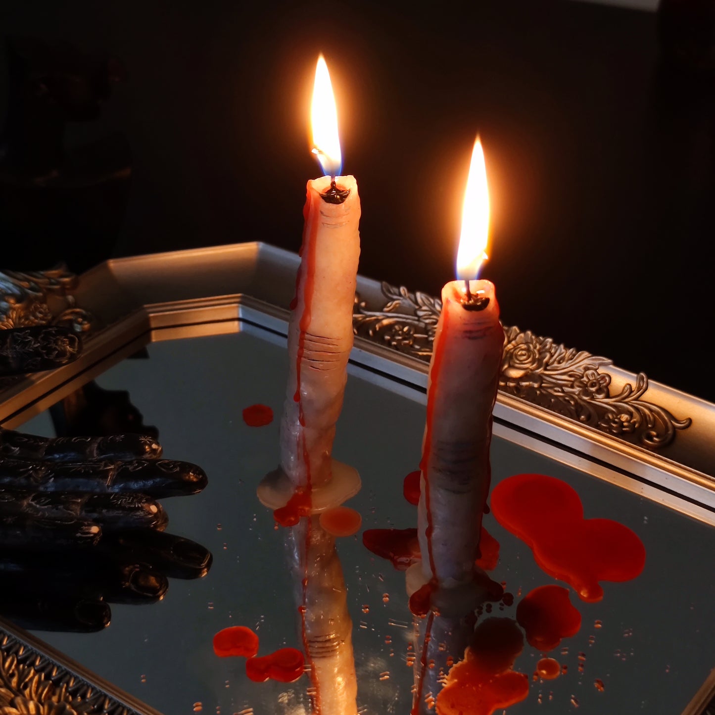 Bleeding Finger Candle