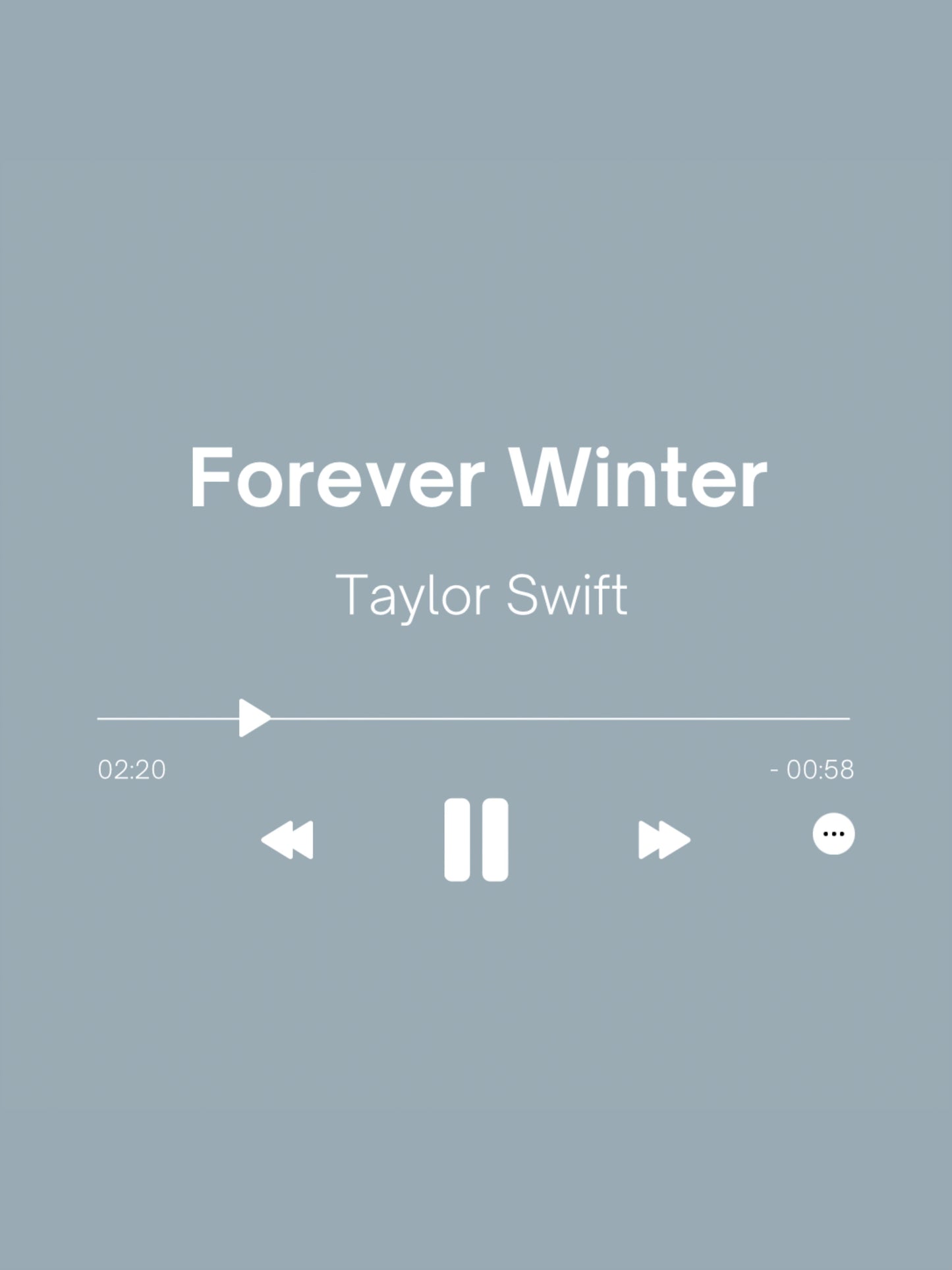 Forever Winter - Taylor Swift