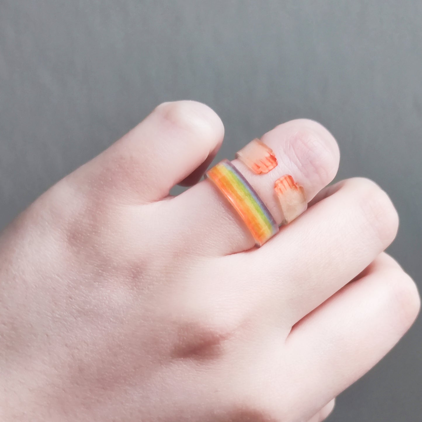 Rainbow Hug Ring