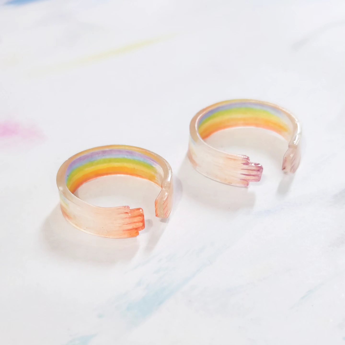 Rainbow Hug Ring